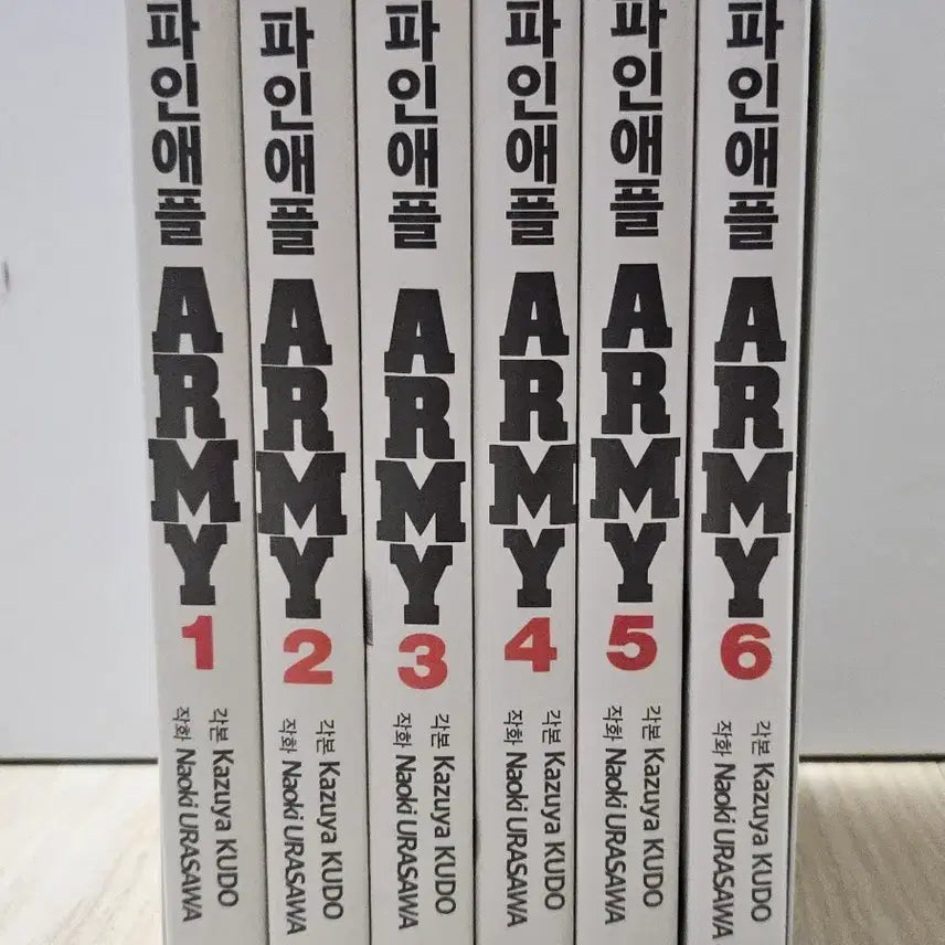 [BUNJANG] Pineapple Army Complete Set Volumes 1-6 by Naoki Urasawa / 소장용 파인애플 아미 완전판 1~6 전권완결 마스터 키튼 작가