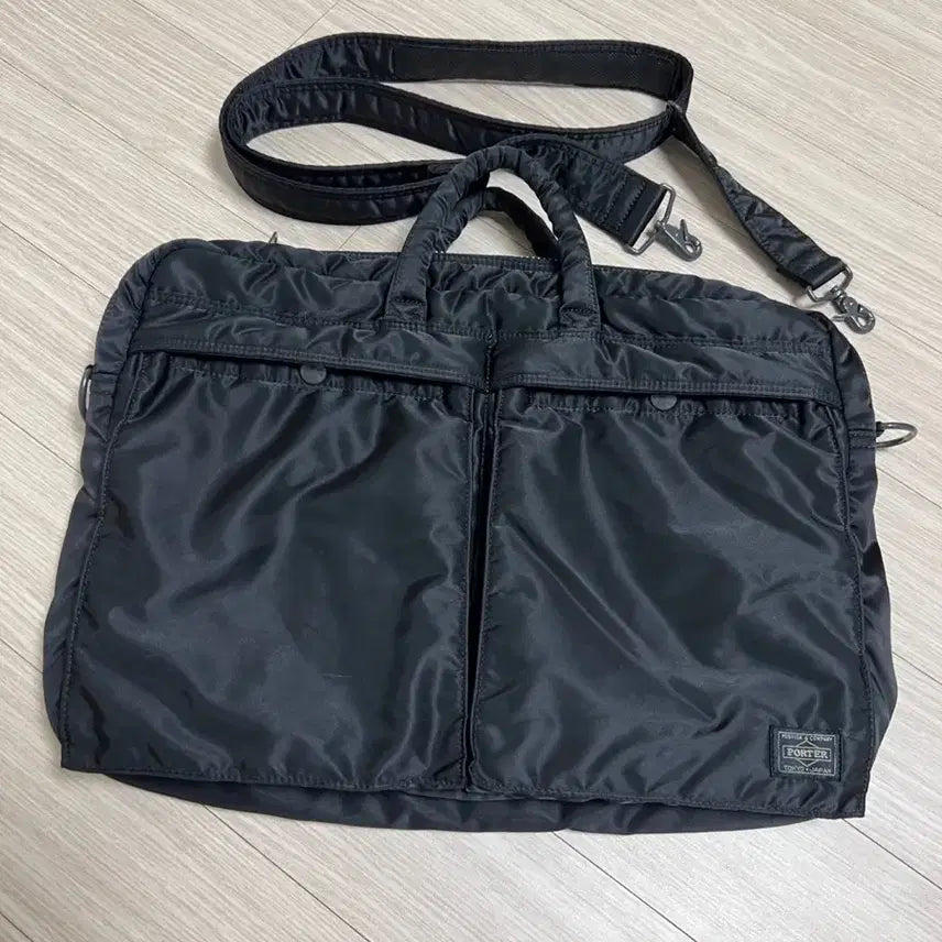 [BUNJANG] Porter Yoshida Tanker 2-Way Briefcase Shoulder Bag (Black) / PORTER 요시다 포터 탱커 2WAY 브리프케이스 숄더백(블랙)