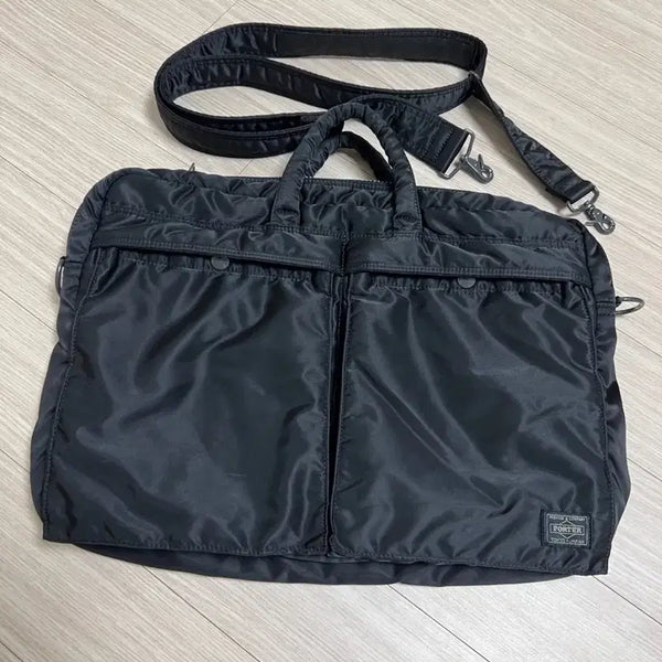 [BUNJANG] Porter Yoshida Tanker 2-Way Briefcase Shoulder Bag (Black) / PORTER 요시다 포터 탱커 2WAY 브리프케이스 숄더백(블랙)