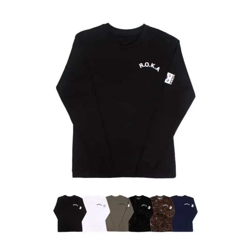 [BUNJANG] ROKATI Long Sleeve T-Shirt Black Size 95 Functional Wear / 로카티 로카티셔츠 긴팔 검정색 95 기능성티