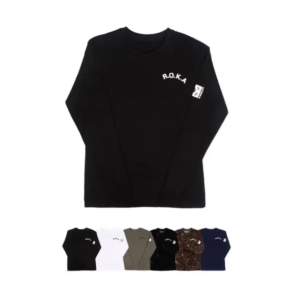 [BUNJANG] ROKATI Long Sleeve T-Shirt Black Size 95 Functional Wear / 로카티 로카티셔츠 긴팔 검정색 95 기능성티