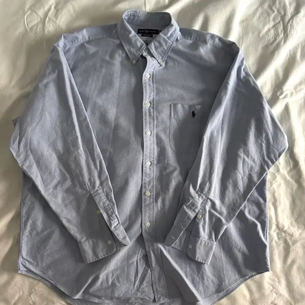 [BUNJANG] Polo Ralph Lauren Big Shirt Oxford Shirt Blue Vintage / [XL] 폴로 랄프로렌 빅셔츠 블루 옥스포드