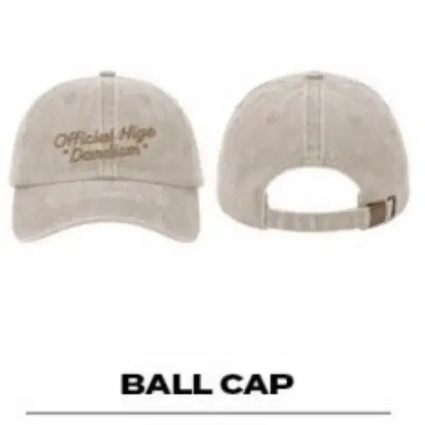 [BUNJANG] Official HIGE DANJI Limited Edition Pop-up Store Ball Cap / 히게단 볼캡 팝업 굿즈