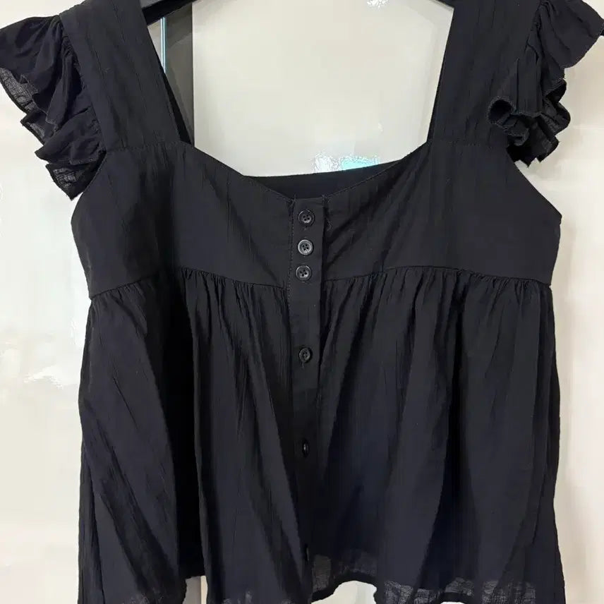[BUNJANG] Frill Camisole Top / 뷔스티에 프릴 나시