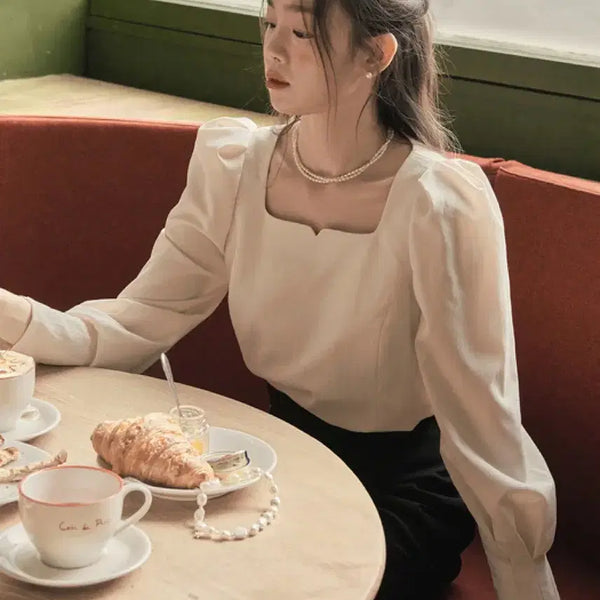 [BUNJANG] Flooum Rose Vine Blouse (Size 2) / 플로움 Rose Vine Blouse(사이즈 2)