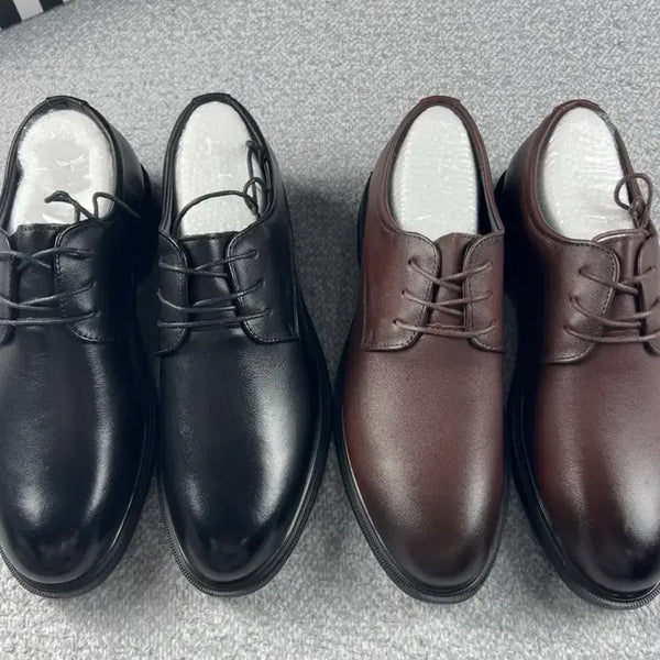 [BUNJANG] Mook Men's Genuine Leather Classic Derby Shoes / 정품 mook 남성 천연 소가죽 클래식 더비 슈즈