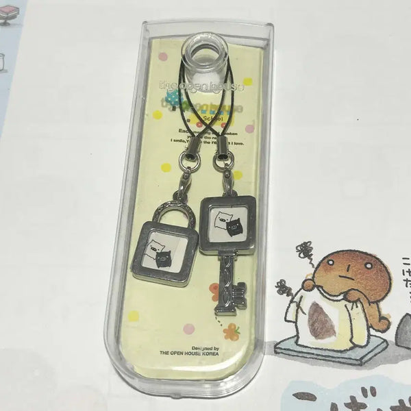 [BUNJANG] San-X Monokurobu Rare Keychain / 새상품 고전문구 산엑스 모노쿠로부 키링, 희귀상품
