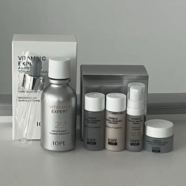 [BUNJANG] IOPE Vita C Expert 25% Toning Ampoule 23ml + Stem 3 4-Kit / 아이오페 비타민C 엑스퍼트25%토닝 앰플 23ml+4종