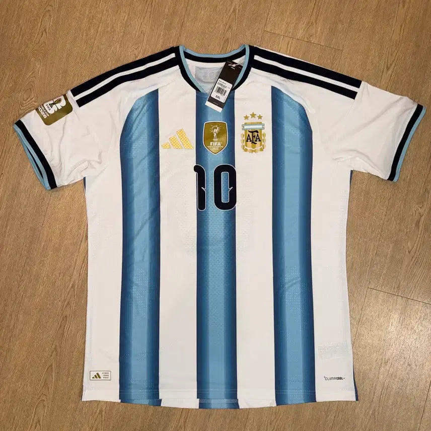 [BUNJANG] Argentina 26/28 Home Authentic Mesh Jersey with Official Messaging / [3XL] 아르헨티나 26/28 홈 어센틱 메시 마킹