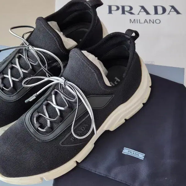 [BUNJANG] Prada Knit Sneakers / 프라다 니트 스니커즈 판매합니다.