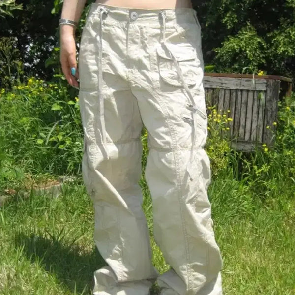 [BUNJANG] OURCABINET Cargo Pants Beige / OURCABINET 카고 팬츠 베이지