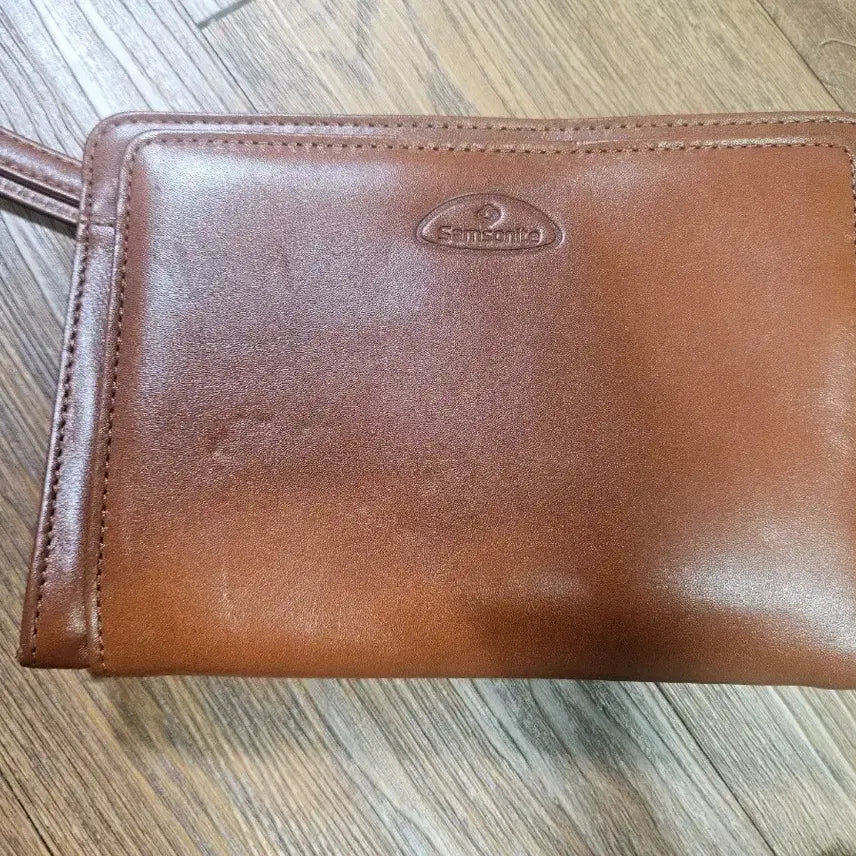 [BUNJANG] Samsonite Genuine Leather Briefcase Bag / 새상품) 샘소나이트 천연 가죽 손가방 판매합니다