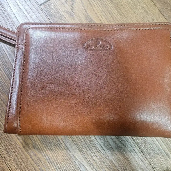 [BUNJANG] Samsonite Genuine Leather Briefcase Bag / 새상품) 샘소나이트 천연 가죽 손가방 판매합니다