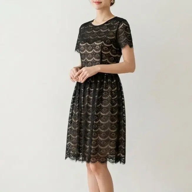[BUNJANG] Donam Ogan Lace Mini Dress / [66]도나모건 레이스 미니원피스