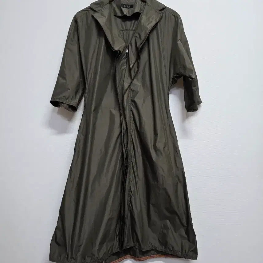 [BUNJANG] Time Women's Olive Raincoat / 타임 여성 레인코트 올리브
