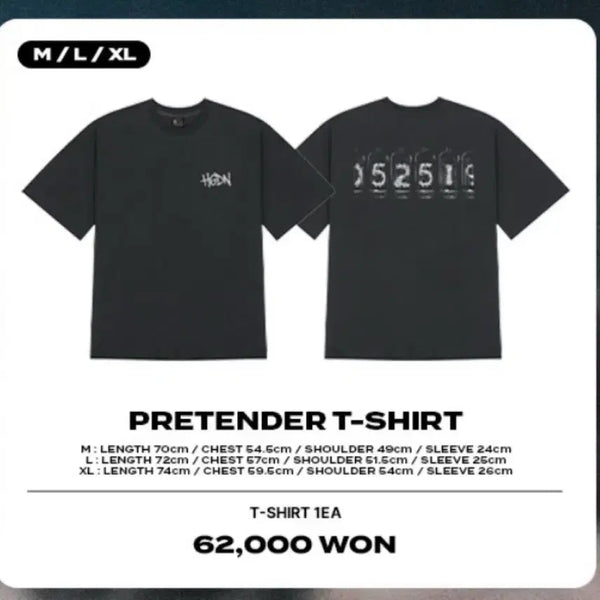 [BUNJANG] Official Higedan Official Pop-up Pretender T-Shirt (XL) / 히게단 팝업 프리텐티 (xl)판매합니다