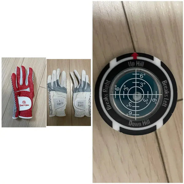 [BUNJANG] Golf Gloves (2 Pairs) + Rangefinder / 골프 장갑 2켤레 + 경사계