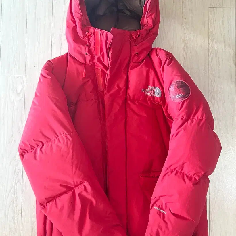 [BUNJANG] The North Face Vostok Down Puffer Jacket Red L / 급처) 노스페이스 VOSTOK 다운패딩