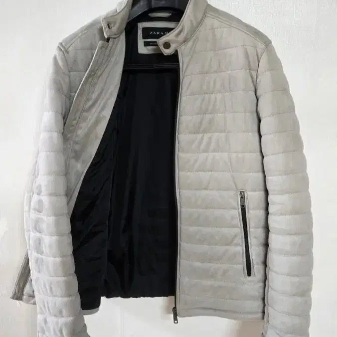 [BUNJANG] ZARA Suede Padded Jacket / ZARA 자라 스웨이드 패딩 자켓, 트러커,라이더,블루종