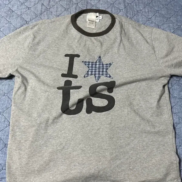 [BUNJANG] Magnesium Carbonate Ringer T-shirt Grey Size 2 / 탄산마그네슘 링거 티셔츠 그레이 사이즈 2