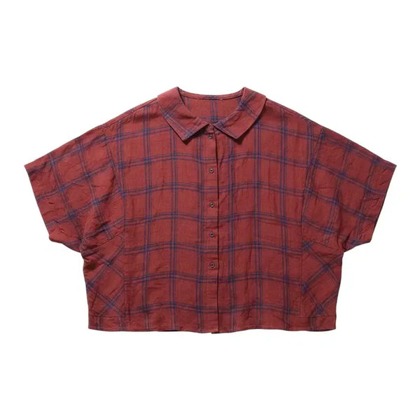 [BUNJANG] Women's Burgundy Oversized Shirt Jacket / 여성F/ 버건디 오버핏 셔츠자켓 37-23