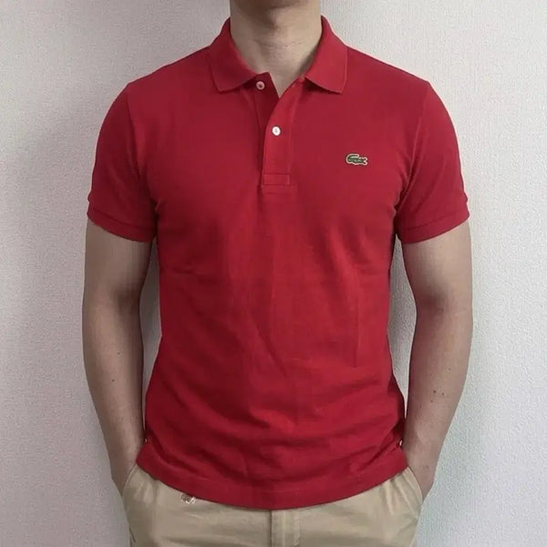 [BUNJANG] Lacoste Red Polo Shirt / 라코스테 카라티 레드