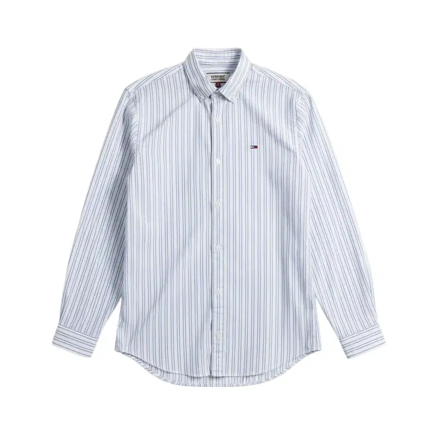 [BUNJANG] Tommy Hilfiger Men's Slim Fit Stripe Shirt / 남성M/ 타미 슬림핏 스트라이프셔츠 37-25