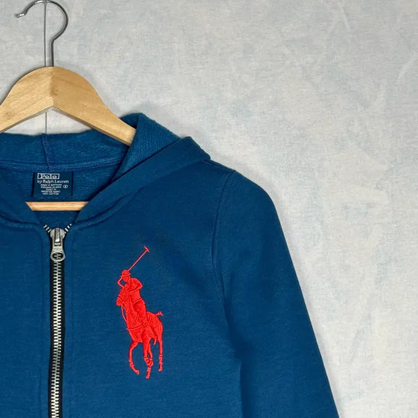[BUNJANG] Polo Ralph Lauren Big Pony Zip-Up Hoodie / 폴로 랄프로렌 빅포니 후드집업