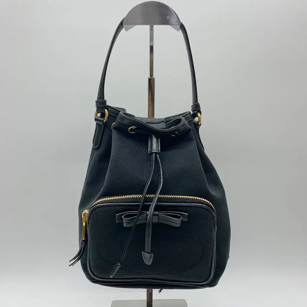 [BUNJANG] Prada Jacquard Ribbon Bucket Bag 1BH038 / 267002968 프라다 자카드 리본 버킷백 1BH038