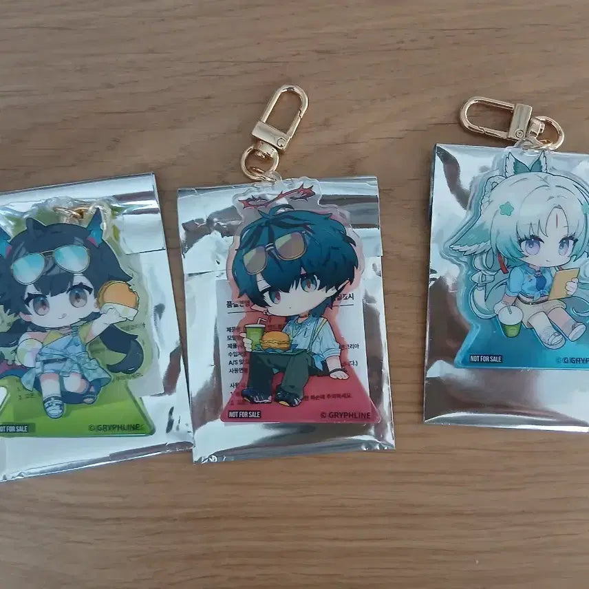 [BUNJANG] Arknights Endfield Frank Burger Cheonwoo Camus Kyeol Acrylic Keyring / 명일방주 엔드필드 프랭크버거 진천우 카뮤 결 아크릴 키링