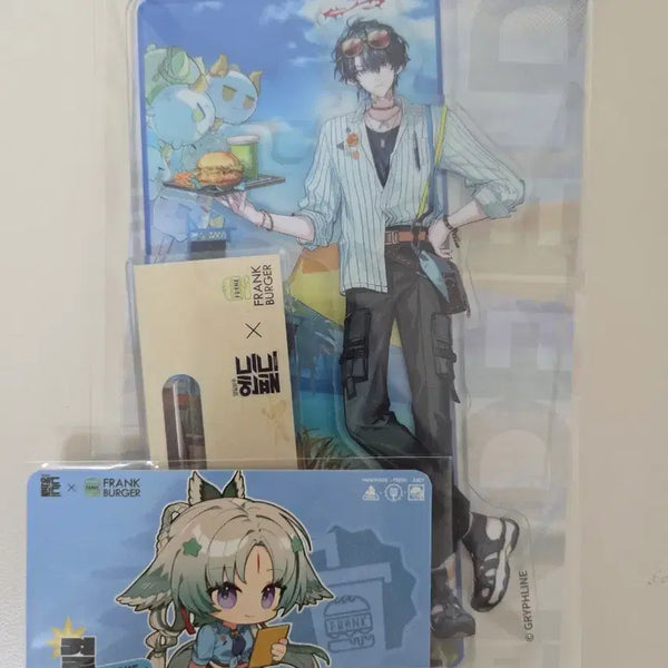 [BUNJANG] Arknights Endfield Frank Burger Camus Acrylic Stand & Kyeol Coupon / 명일방주 엔드필드 프랭크버거 카뮤 아크릴스탠드& 결 쿠폰
