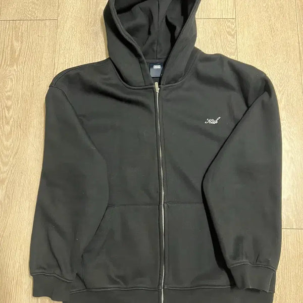 [BUNJANG] Kith Black Two-Way Zip Hoodie - Size L / KITH 키스 블랙 후드집업 투웨이 L사이즈