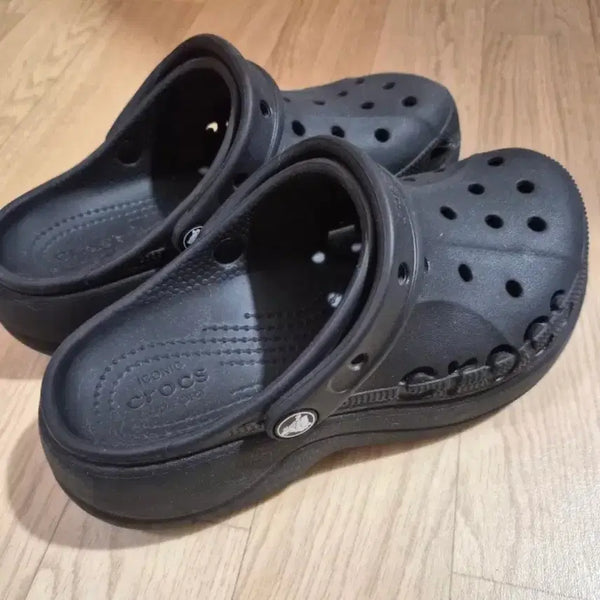 [BUNJANG] Crocs Platform Clog Black 230 / 크록스 플랫폼 클로그 블랙 230