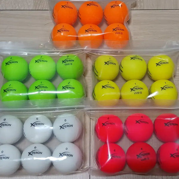 [BUNJANG] Experon A-Grade Matte Color Used Golf Balls (30-Ball Pack) / 엑스페론 A급 무광 컬러 로스트볼 30구 중고골프공
