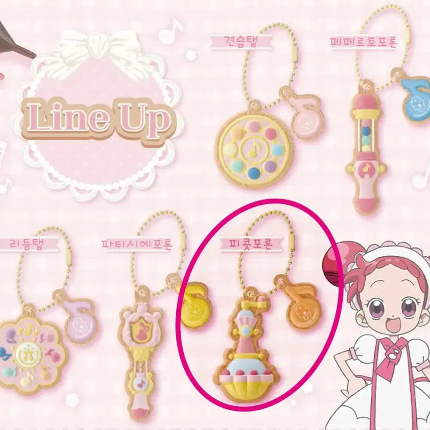 [BUNJANG] Magical DoReMi Sweet Charm Gacha / 꼬마마법사레미 파티시에 봉봉 스위츠 참 가챠