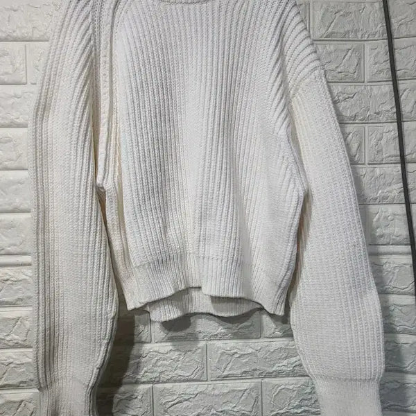 [BUNJANG] Acne Studios Women's Oversized Cropped Cable Knit Sweater / 아크네 스튜디오 니트 스웨터