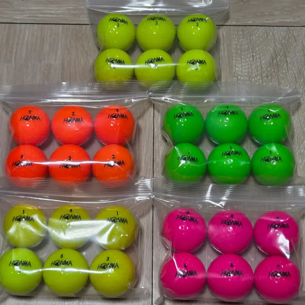 [BUNJANG] Honma Crystal A-Grade Glossy Colored Used Golf Balls (30 pcs) / 혼마 크리스탈 A급 유광 컬러 로스트볼 30구 중고골프공