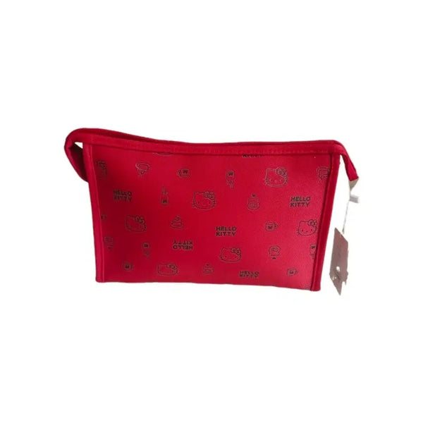 [BUNJANG] Red Hello Kitty Pattern Clutch Bag Pouch / 수입 레드 헬로키티 패턴 클러치백  파우치 가방