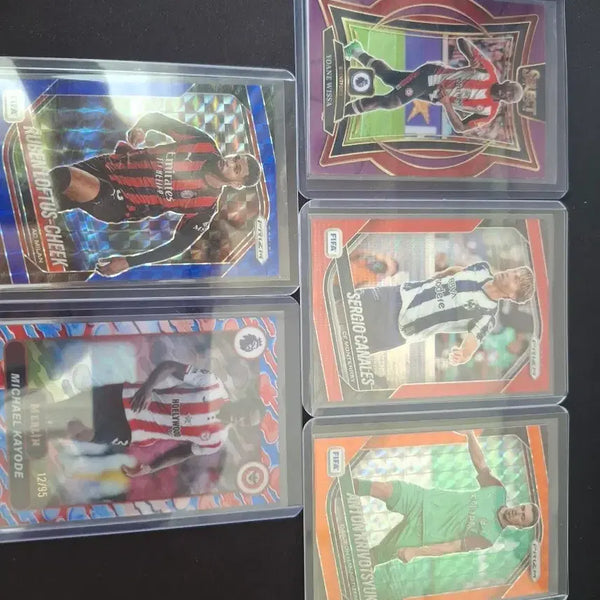 [BUNJANG] International Soccer Trading Card Lot (Limited Edition 5 Cards) / 해외 축구카드 299한정~95한정 5장 Lot