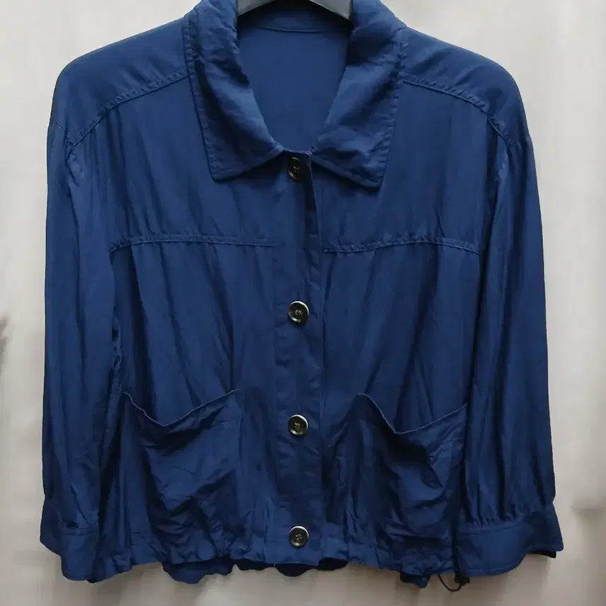 [BUNJANG] A+G Women's Rayon Hemp Blend Spring Summer Jacket Size 100 / A+G 여성 레이온 마 혼방 봄 여름 자켓 88