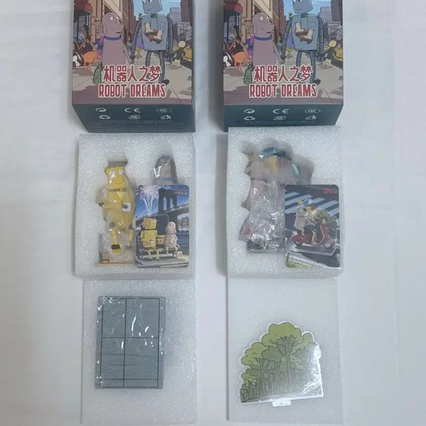 [BUNJANG] Robot Dream Dog Figure Bundle / 2개 일괄) 로봇드림 피규어 굿즈 특전 로봇 드림 박스 도그 피규어