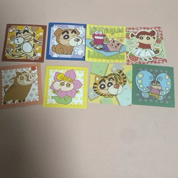[BUNJANG] Crayon Shin-chan Choco-bi Sticker Set (10 Types) / 짱구 초코비 스티커 10종