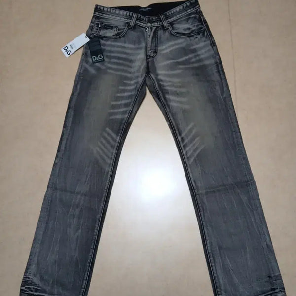 [BUNJANG] Dolce & Gabbana Men's Medium Wash Washed Denim Pants / 돌체앤가바나 청바지 남성용 중청 워싱 팬츠