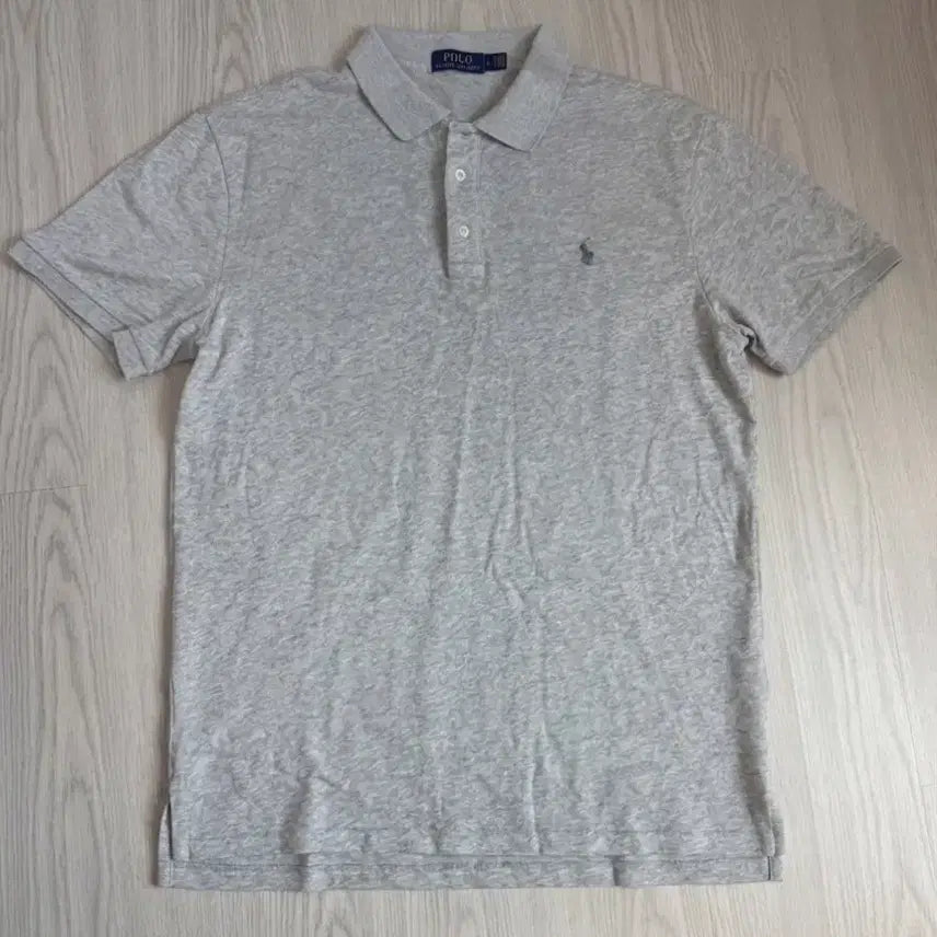 [BUNJANG] Polo Ralph Lauren Grey Short-Sleeve Polo Shirt / 신형탭 폴로 랄프로렌 그레이 반팔 카라