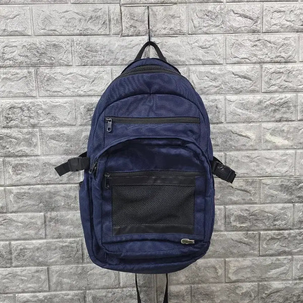 [BUNJANG] Lacoste Backpack Navy / 라코스테 백팩 네이비  사이즈 45*30