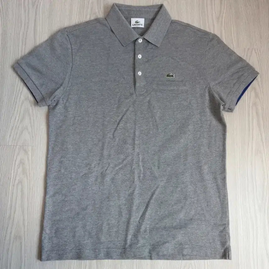 [BUNJANG] Lacoste Polo T-Shirt Grey / 라코스테 폴로티셔츠 그레이