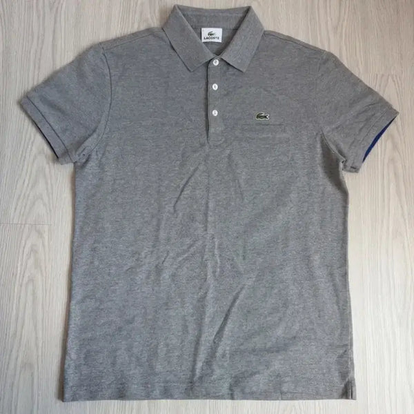 [BUNJANG] Lacoste Polo T-Shirt Grey / 라코스테 폴로티셔츠 그레이