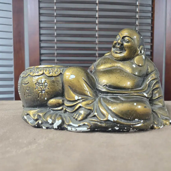 [BUNJANG] Laughing Buddha Statue Bronze Interior Accent / 포대화상 황동 브론즈 인테리어 소품