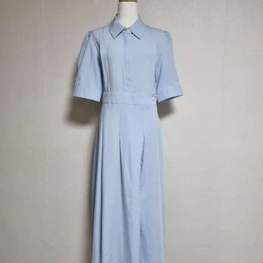 [BUNJANG] Sky Shirt Long Dress / L214 스카이셔츠롱원피스