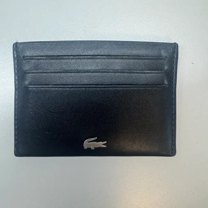 [BUNJANG] Lacoste Black Card Holder / 라코스테 카드지갑 블랙